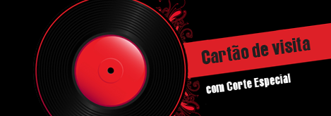 Cartão de visita com corte especial Cartão de visita com corte especial